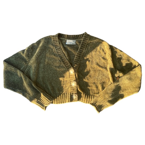 urban outfitters chenille green sweater - Picture 3 of 6